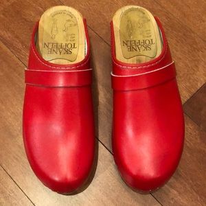 Swedish red clogs